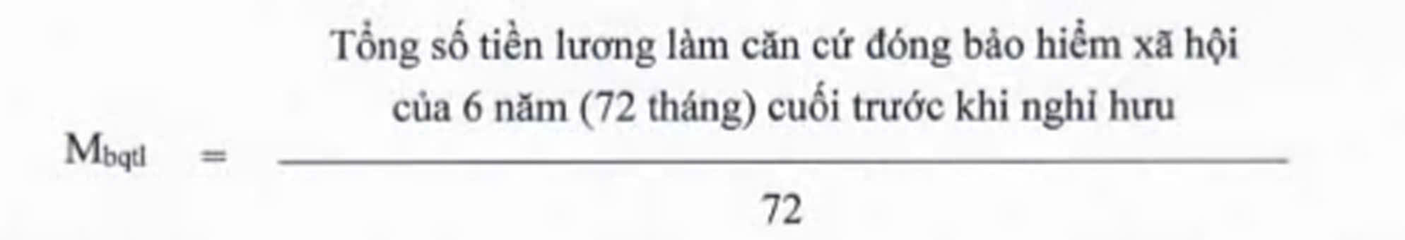 Chi tiết công thức tính bình quân mức lương đóng BHXH để tính lương hưu theo quy định mới - Ảnh 3.