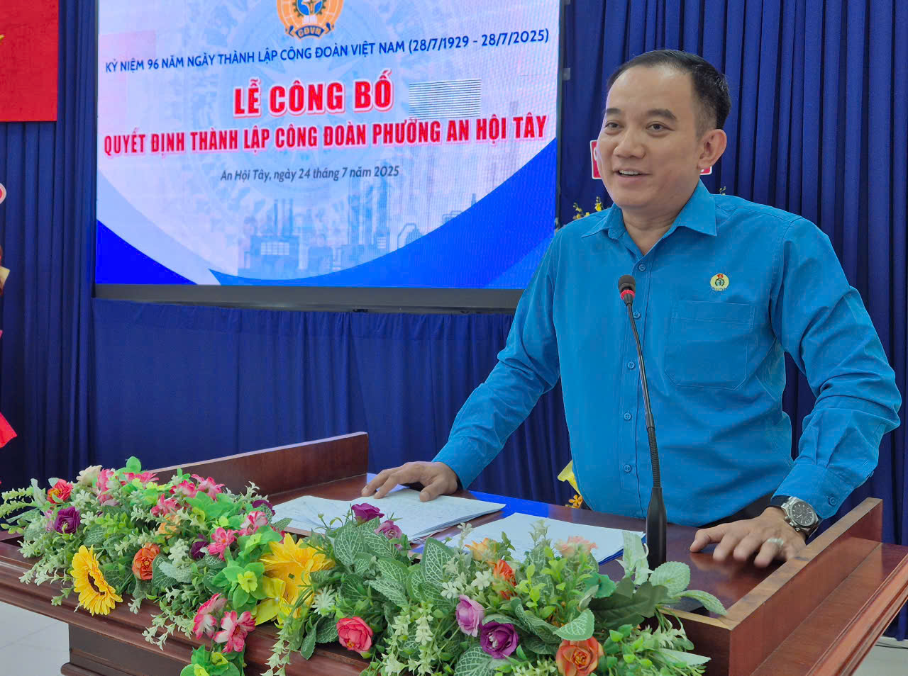 Công đoàn phường An Hội Tây công bố quyết định thành lập- Ảnh 2. Công đoàn phường An Hội Tây công bố quyết định thành lập- Ảnh 2.