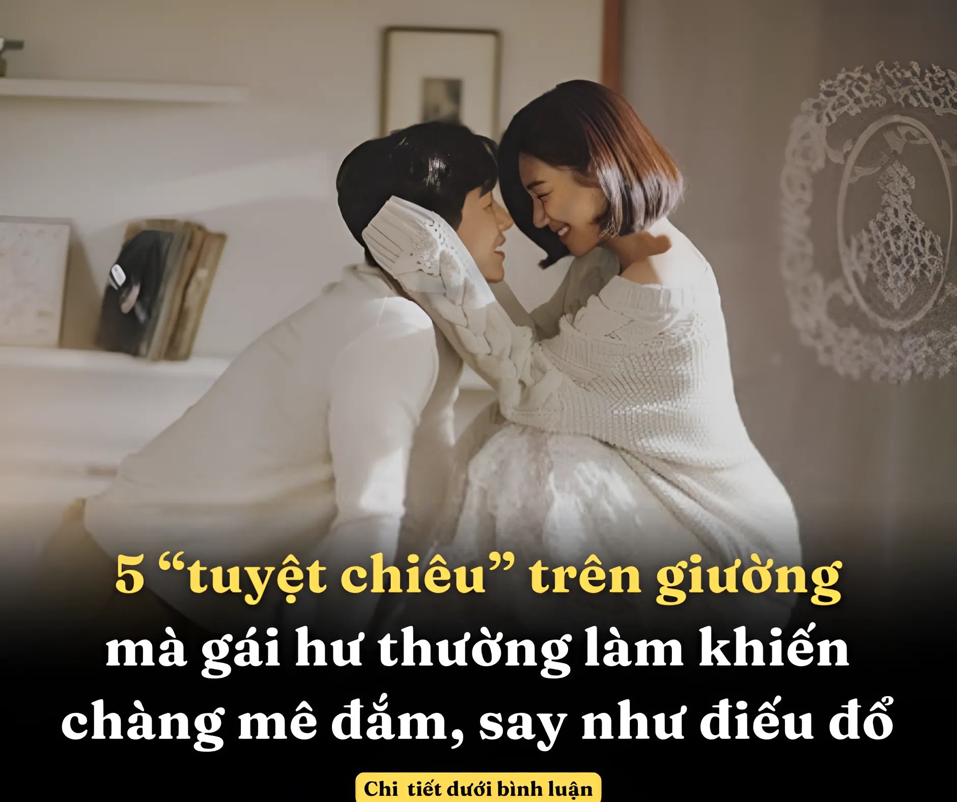 phụ nữ quyến rũ chàng bằng màn dạo đầu