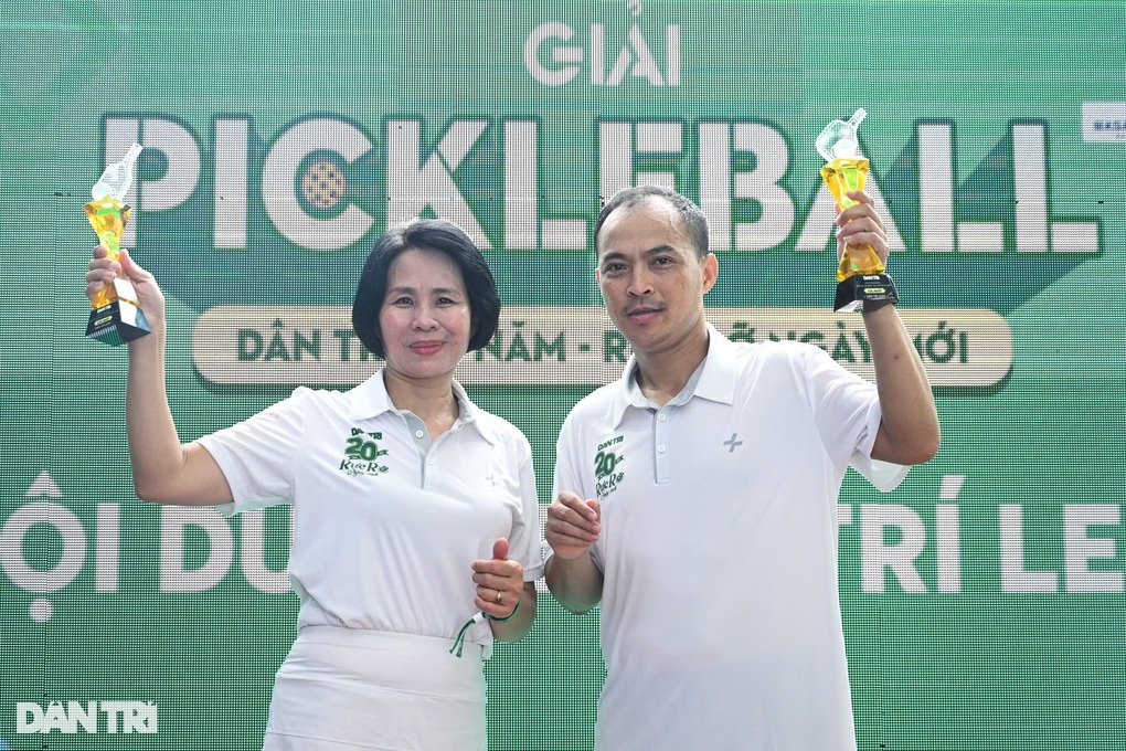 Các nhà vô địch giải đấu pickleball Dân trí 20 năm - Rực rỡ ngày mới - 1 Các nhà vô địch giải đấu pickleball Dân trí 20 năm - Rực rỡ ngày mới - 1