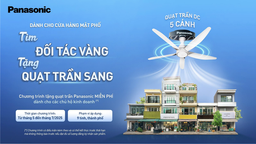 Đăng ký nhận quà từ Panasonic: Quạt trần cao cấp miễn phí cho chủ hộ kinh doanh - 3 Đăng ký nhận quà từ Panasonic: Quạt trần cao cấp miễn phí cho chủ hộ kinh doanh - 3