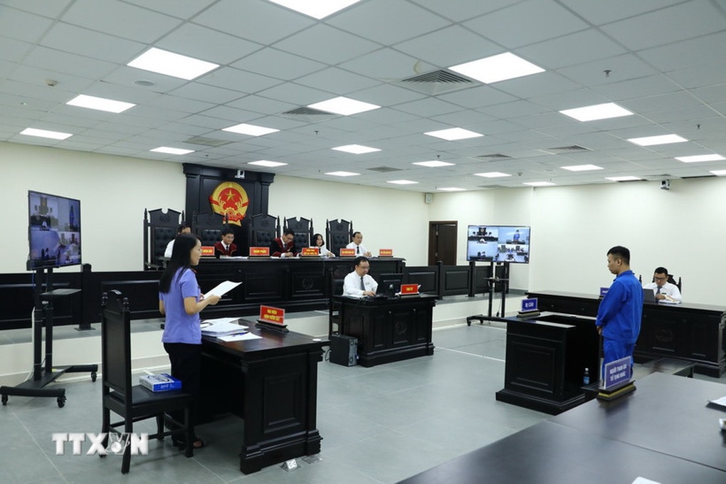 Hà Nội tổ chức phiên tòa hình sự trực tuyến tới tòa án 18 tỉnh, thành phố - 1