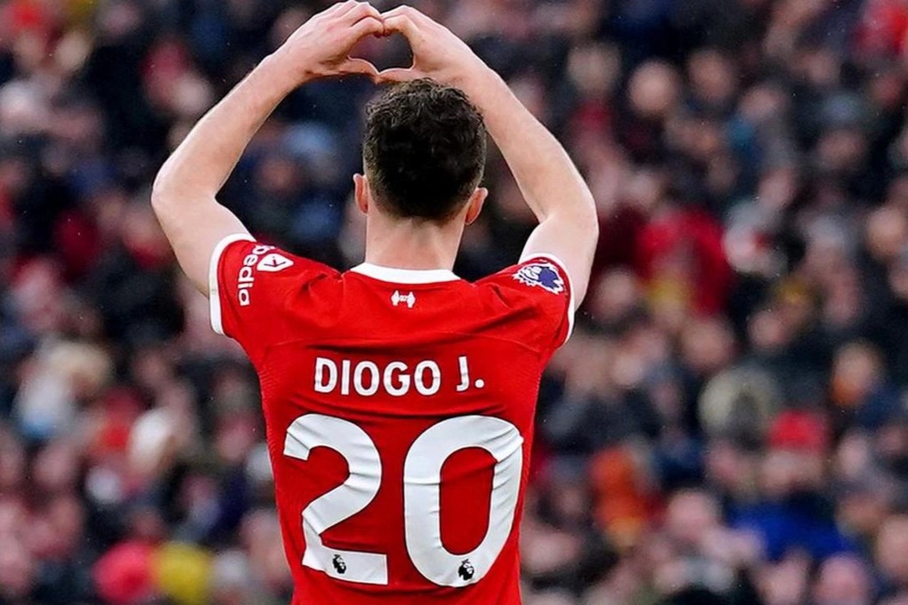 Liverpool treo vĩnh viễn áo số 20 để tưởng nhớ Diogo Jota - 1 Liverpool treo vĩnh viễn áo số 20 để tưởng nhớ Diogo Jota - 1