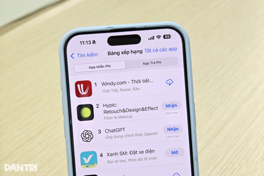Ứng dụng theo dõi bão Wipha được tải nhiều nhất trên iPhone - 1 Ứng dụng theo dõi bão Wipha được tải nhiều nhất trên iPhone - 1