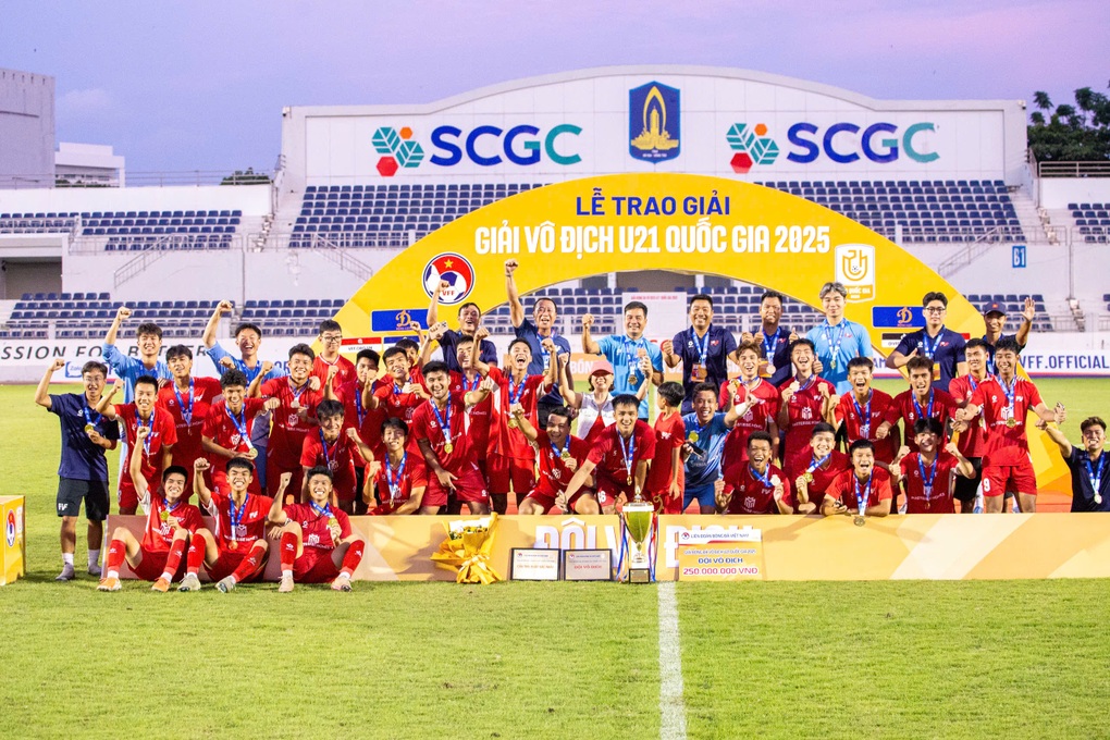 PVF vô địch giải bóng đá U21 quốc gia 2025 - 2 PVF vô địch giải bóng đá U21 quốc gia 2025 - 2