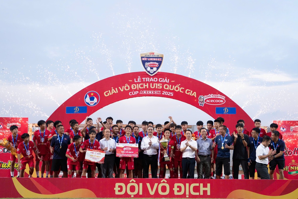 PVF vô địch giải U15 quốc gia 2025 - 2 PVF vô địch giải U15 quốc gia 2025 - 2