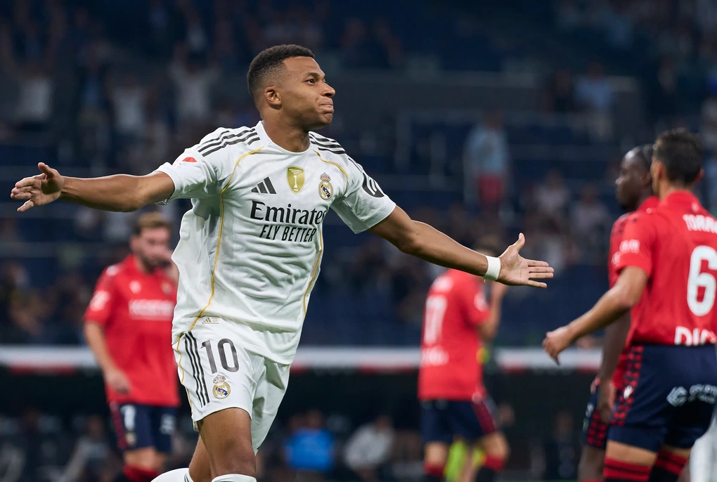 Mbappe tỏa sáng giúp Real Madrid thắng trận mở màn La Liga - 1 Mbappe tỏa sáng giúp Real Madrid thắng trận mở màn La Liga - 1