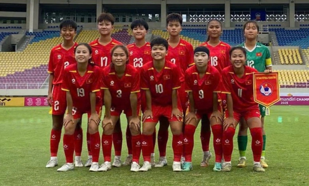 U16 nữ Việt Nam thua Thái Lan ở bán kết giải Đông Nam Á 2025 - 1 U16 nữ Việt Nam thua Thái Lan ở bán kết giải Đông Nam Á 2025 - 1