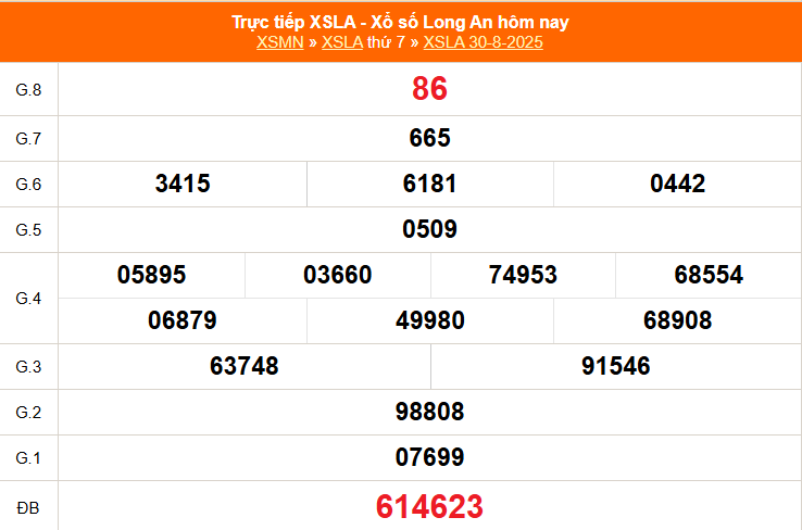 XSLA 6/9 - Kết quả xổ số Long An hôm nay 6/9/2025 - Trực tiếp xổ số hôm nay ngày 6 tháng 9 - Ảnh 1.