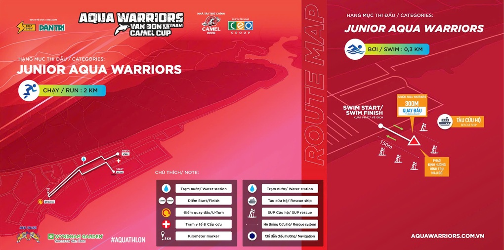 Đường bơi và đường chạy tại Aqua Warriors Vân Đồn 2025 - Camel Cup - 6