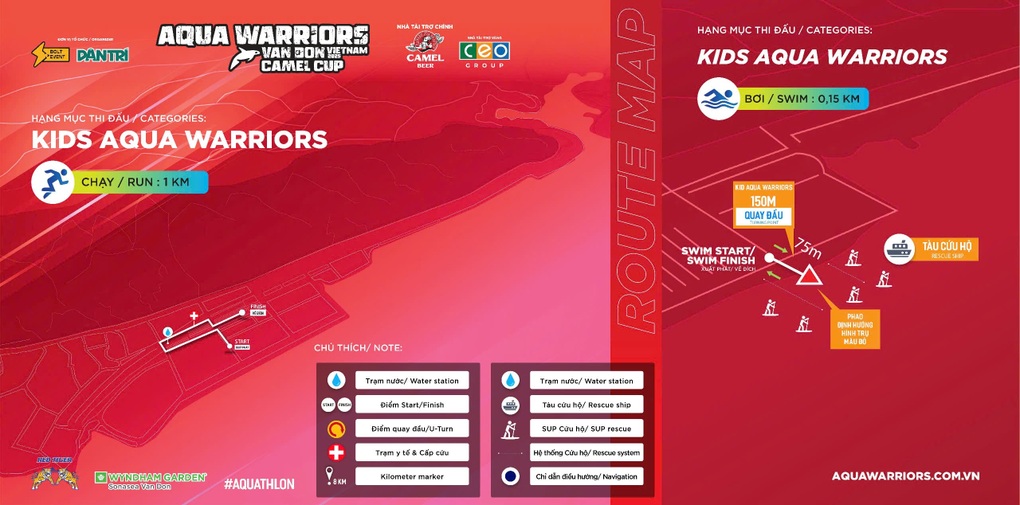 Đường bơi và đường chạy tại Aqua Warriors Vân Đồn 2025 - Camel Cup - 7