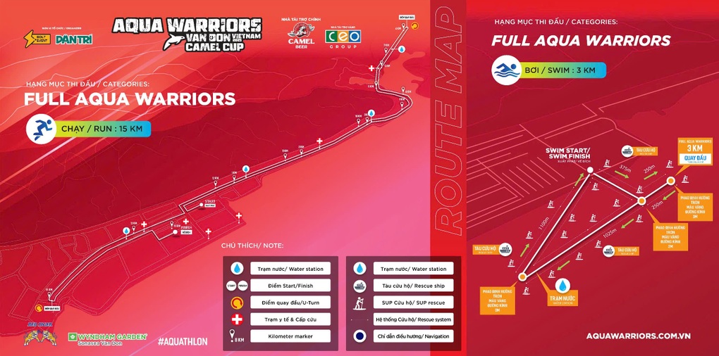 Đường bơi và đường chạy tại Aqua Warriors Vân Đồn 2025 - Camel Cup - 3