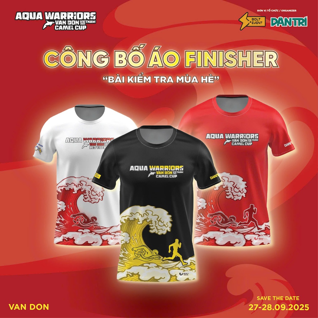 Huy chương và áo finisher tại Aqua Warriors Vân Đồn 2025 - Camel Cup - 4