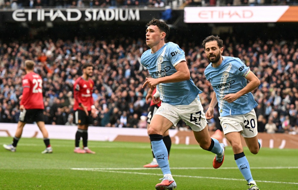 Haaland lập cú đúp, Man City dễ dàng vùi dập Man Utd - 1