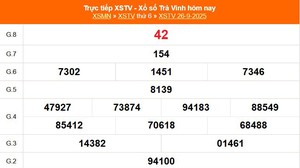 XSTV 26/9 - Kết quả xổ số Trà Vinh hôm nay 26/9/2025 - Trực tiếp XSTV ngày 26 tháng 9
