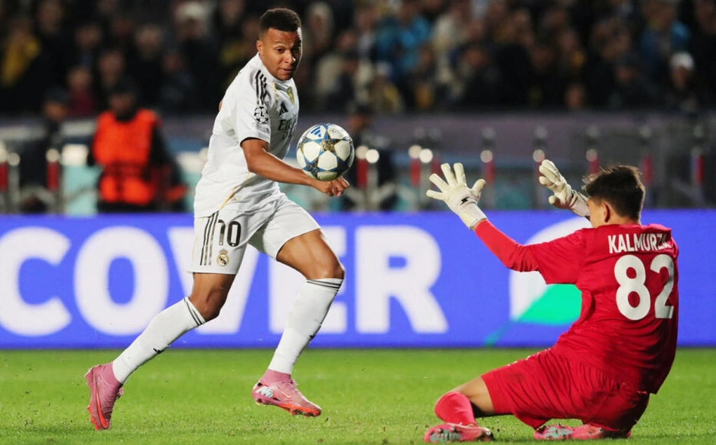 Mbappe lập hat-trick, Real Madrid thắng tưng bừng tại Kazakhstan - 1